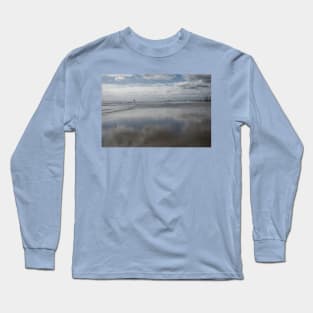 Daybreak in silver and blue Long Sleeve T-Shirt